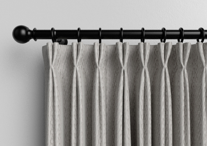 Dew Drop, Metallic Silver - Made to Measure Curtains - Image 10